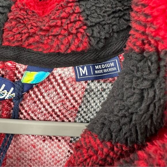 Chubbies The Lumberjack of All Trades Fleece one piece in red Size M - Picture 4 of 10